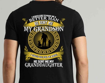 Grandkids Make Life Grand Shirt, Grandpa Shirt, Gift from Grandkids, Grandparent Tee, Father's Day Gift for Grandpa, Papa Birthday Shirt