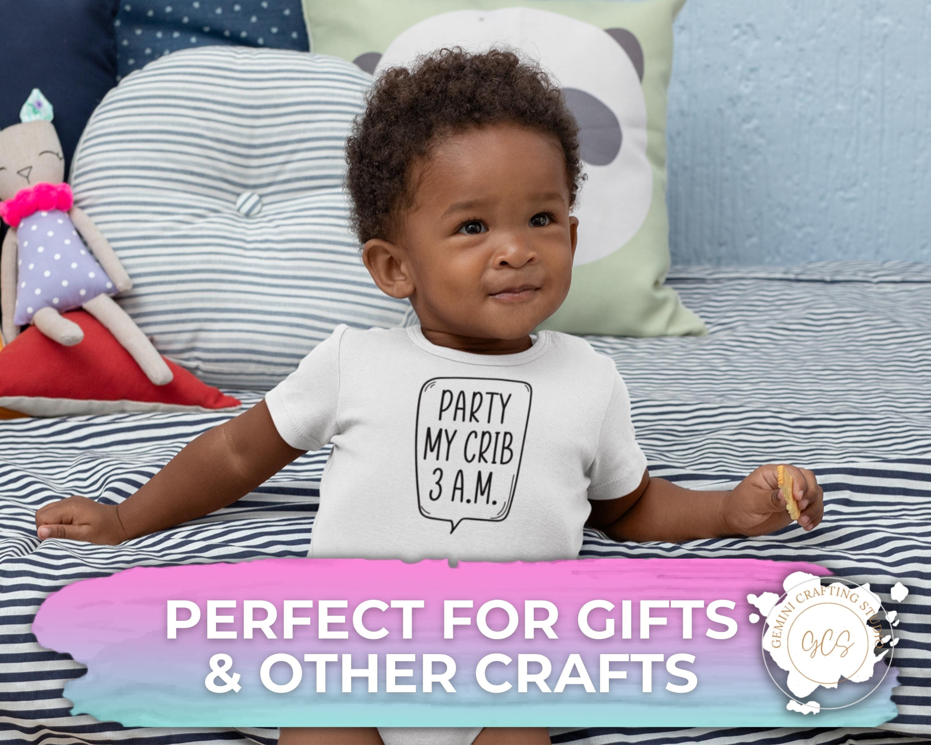 Party My Crib 3am SVG Funny Baby Shirts Baby Onesie Newborn Etsy
