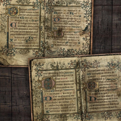 Junk Journal Medieval Printable Pages Middle Ages Ephemera - Etsy