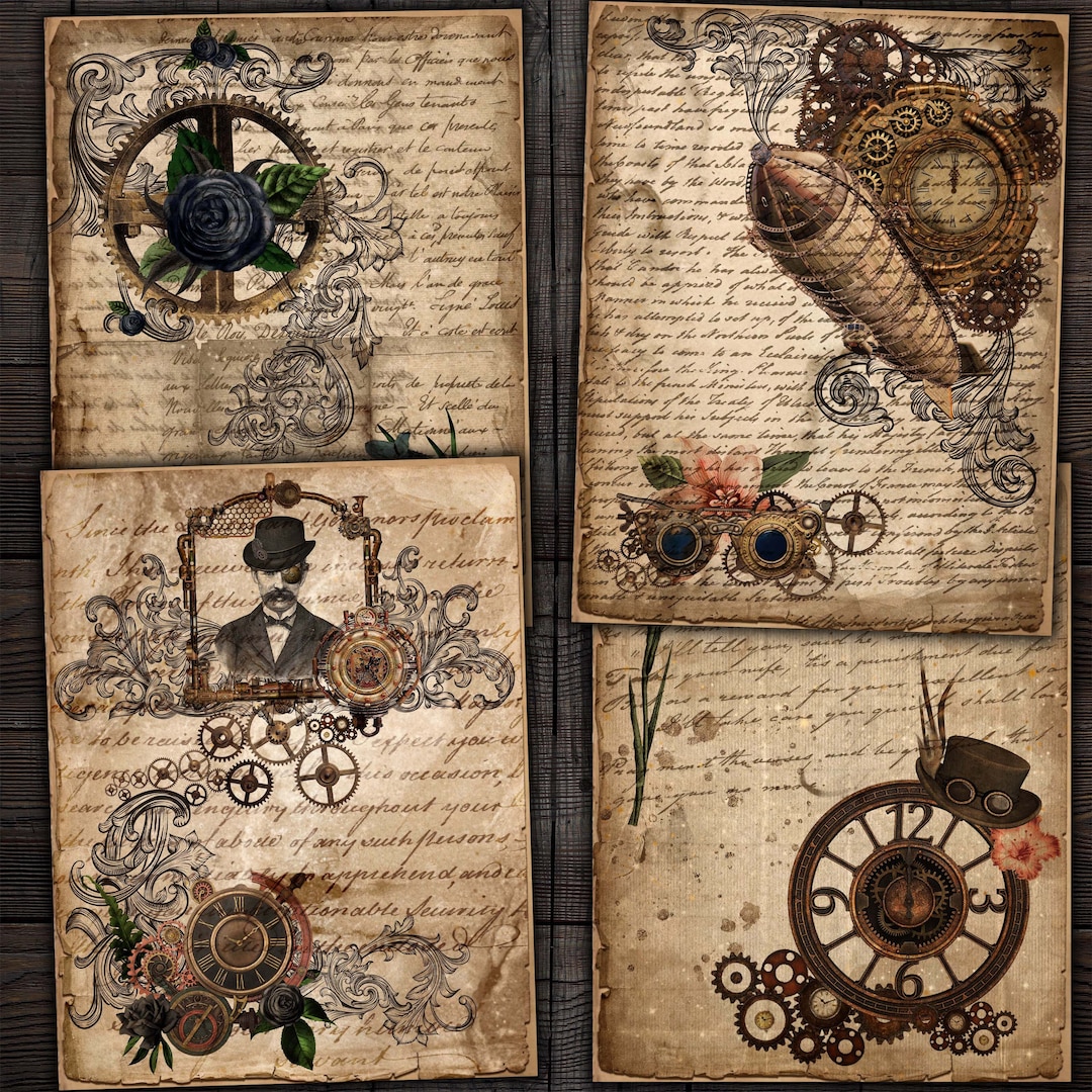 Junkjournal*『』 DIY Junk Journal Featuring Place in Time – Graphic 45 Papers