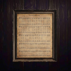 The Old Rugged Cross Hymn Printable: Vintage Christian Sheet Music (Digital Download)