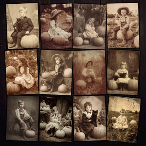 Vintage Sepia Pumpafältfoton för skräpjournaler (digital nedladdning)