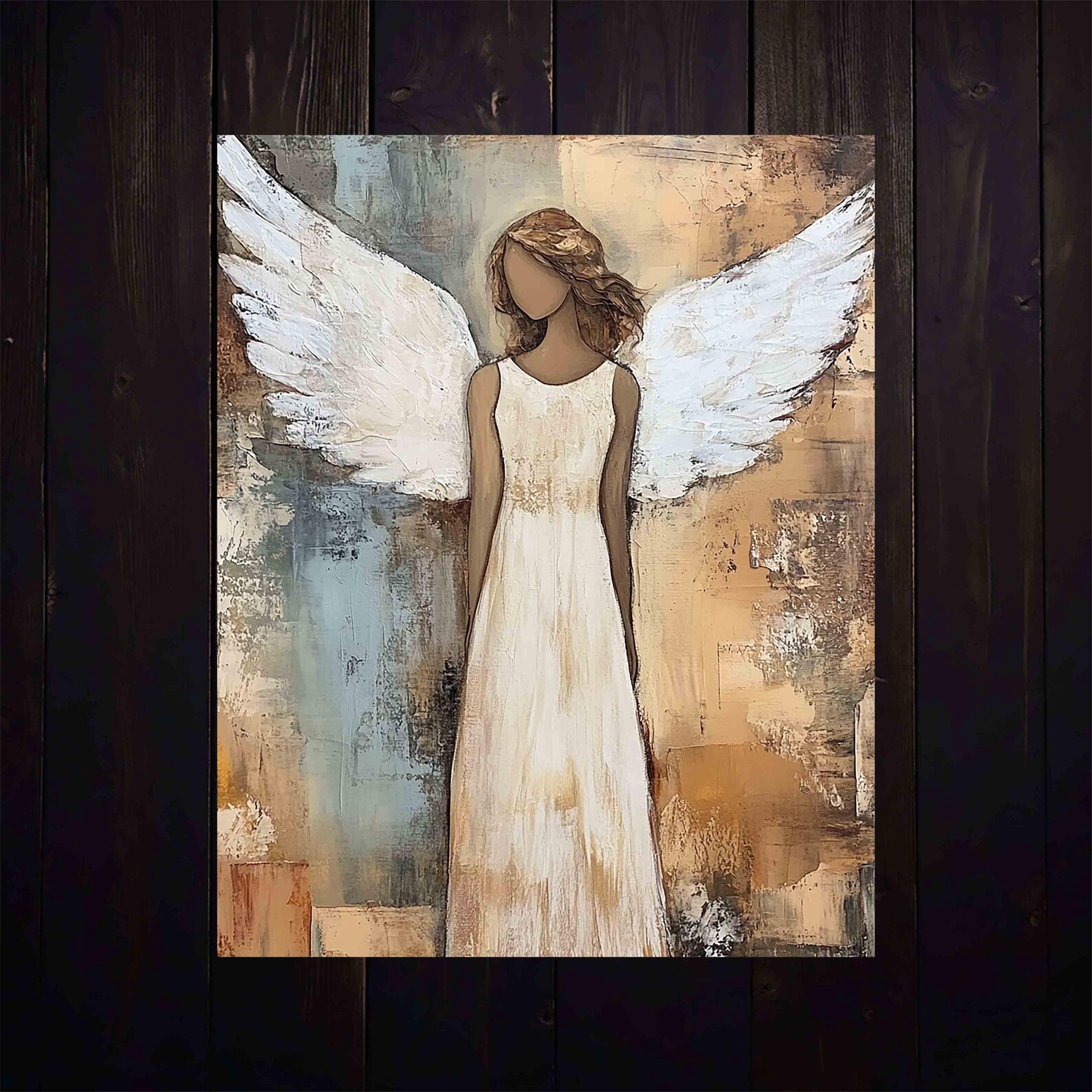 Abstract Eangels Abstract Angel Printable 8x10 Art Print, Digital Download - Etsy