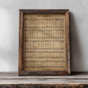 The Old Rugged Cross Hymn Printable: Vintage Christian Sheet Music (Digital Download)
