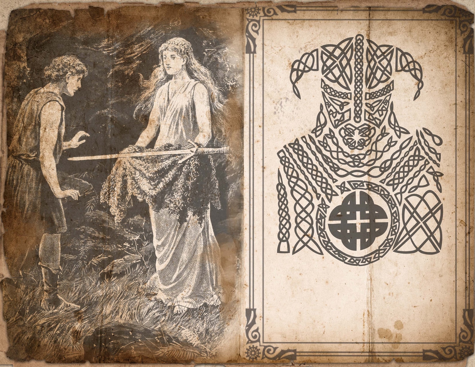 Norse Vikings Printable Pages Nordic Mythology Kit for Junk - Etsy