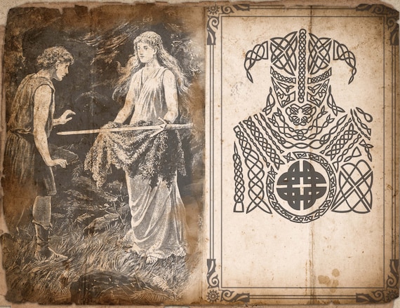 Norse Vikings Printable Pages: Nordic Mythology Kit (digital