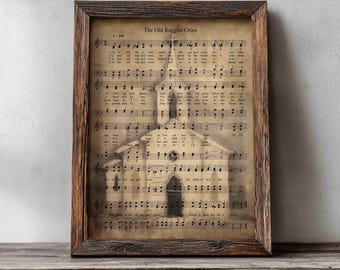 Partitura de la capilla del himno de la Vieja Cruz Rude: Partitura cristiana clásica (descarga digital)