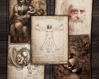 Papeles antiguos de Leonardo da Vinci: Efímeras de revistas basura (Descarga digital)