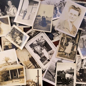 Istantanee vintage DOWNLOAD DIGITALE Foto antiche degli anni '30 e '40, Fotografie stampabili per diari e artigianato spazzatura