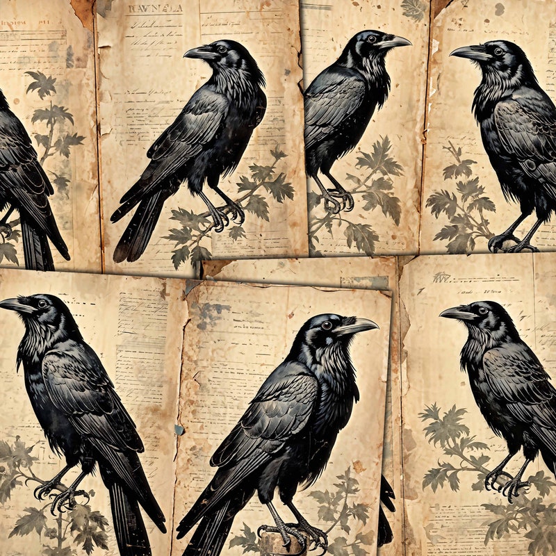 Raven Printable - Etsy