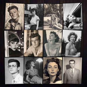 Vintage 1950s-60s Photo Images: Retro Printable Ephemera (Digital Download)