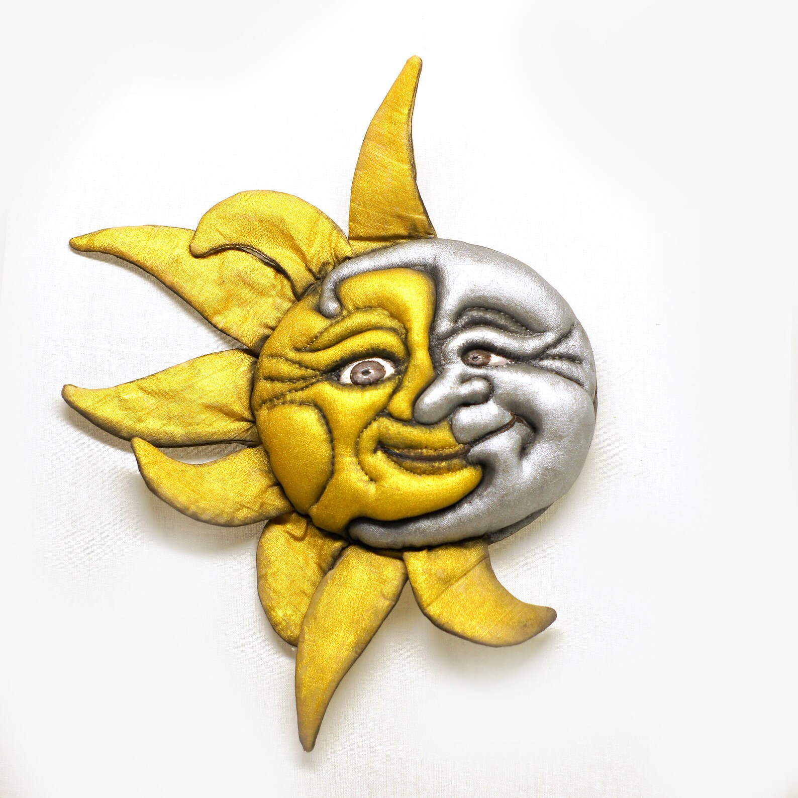 Sun and moon moon outdoor hanging decor Wall art 714 inches Etsy