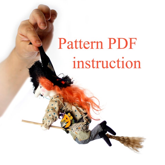Witch Doll Pattern/ Kitchen Witch Pattern /decor Pdf Pattern | Etsy
