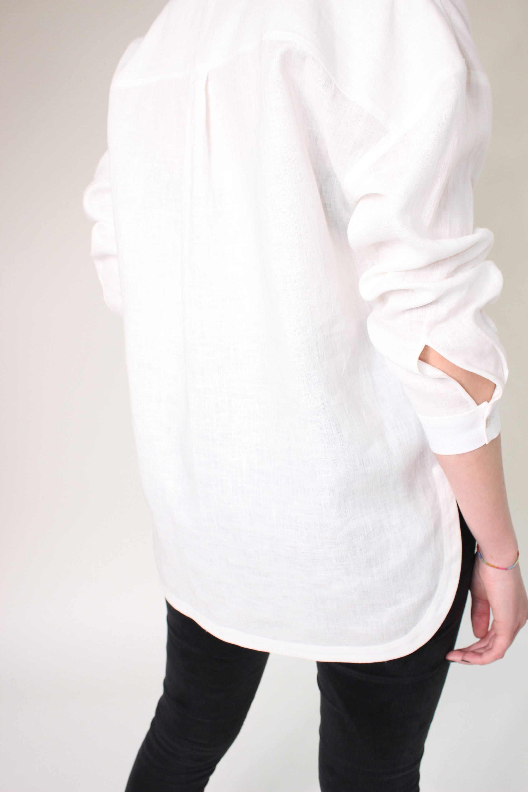 White Linen Blouse main image 1