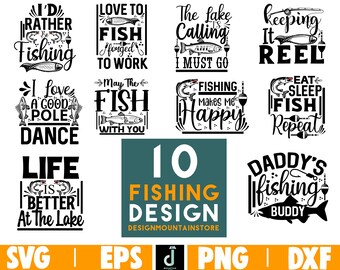 Download Fishing Quote Svg Etsy