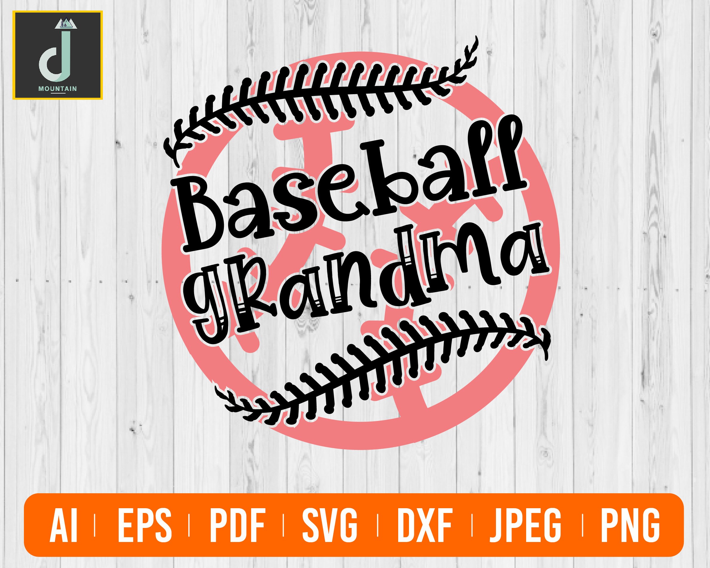 Baseball Grandma svg baseball svg grandma svg baseball | Etsy