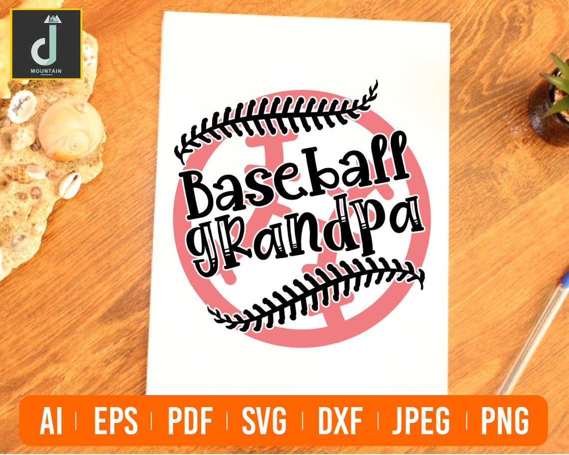 Baseball Grandpa svg baseball svg Grandpa svg baseball Etsy