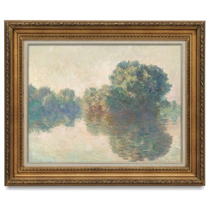 Downloadable antique landscape oil painting, Printable vintage muted landscape art, Digital neutral watercolor landscape print