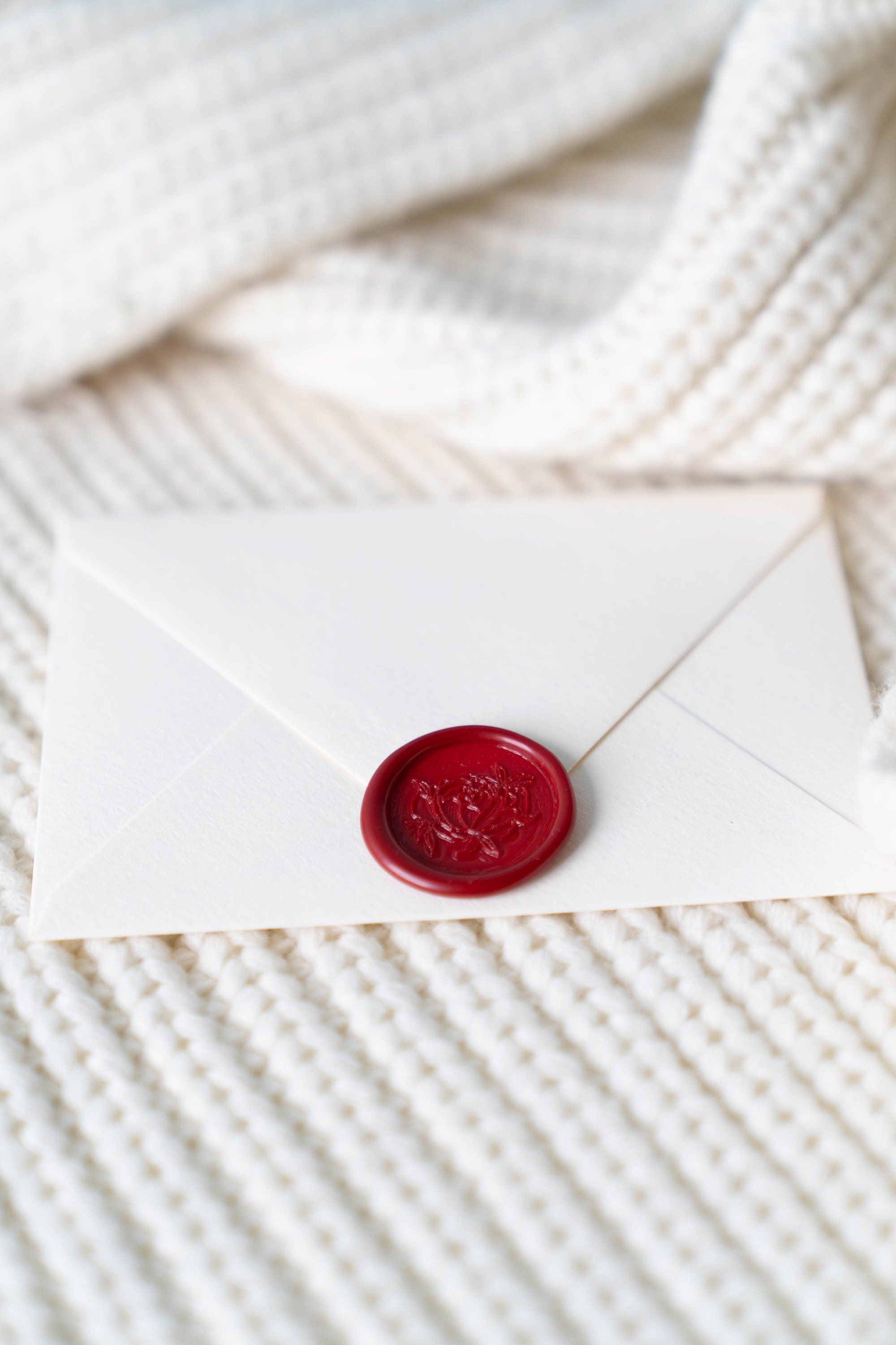 Peony Wax Seal / Self Adhesive Wax Seals / Peel and Stick Wax Etsy