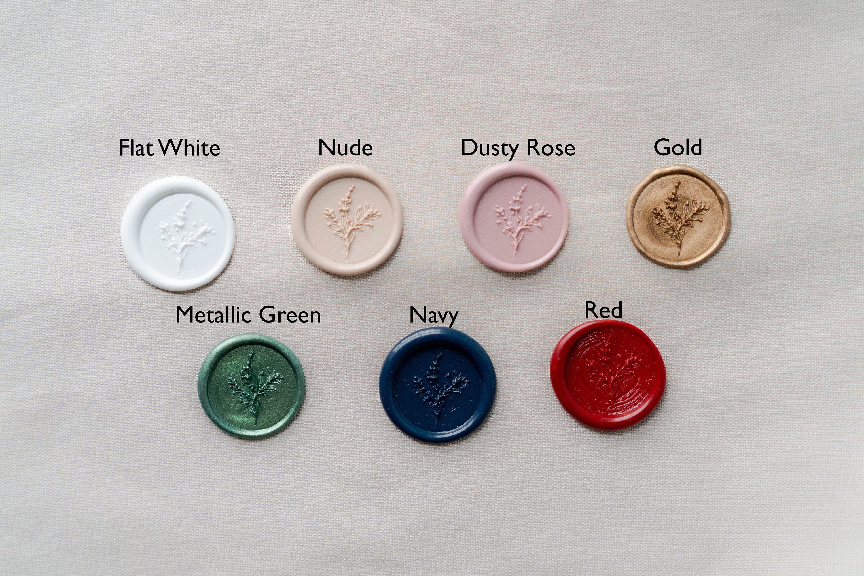 Sage Leaf Wax Seal / Self Adhesive Wax Seals / Peel and Stick Etsy