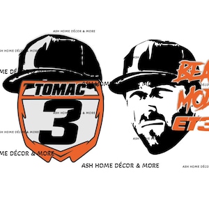 Eli Tomac ET3 Motocross SVG - Red Bull KTM Dirt Bike (Digital Download)