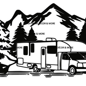 Camper di classe C svg, campeggio svg, camper svg, camper di classe C svg, campeggio svg, all'aperto svg, campeggio svg, rimorchio svg, outdoorsman svg, RVing