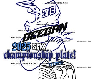 Haiden Deegan SMX Championship SVG: Motocross Racing Graphic