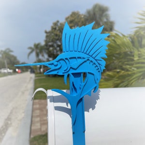 Sailfish Mailbox flag, 3D Printed mailbox flag replacement