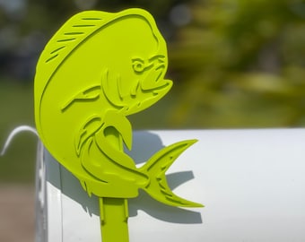 3D Printed Mahi Mahi Mailbox Flag Replacement