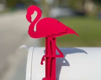 3D Printed Pink Flamingo Mailbox Flag Replacement