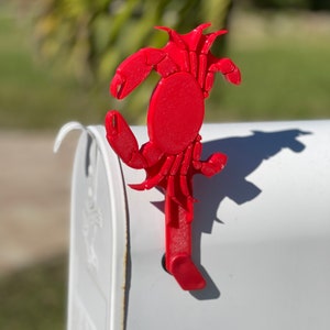 Crab Mailbox flag replacement, 3D printed