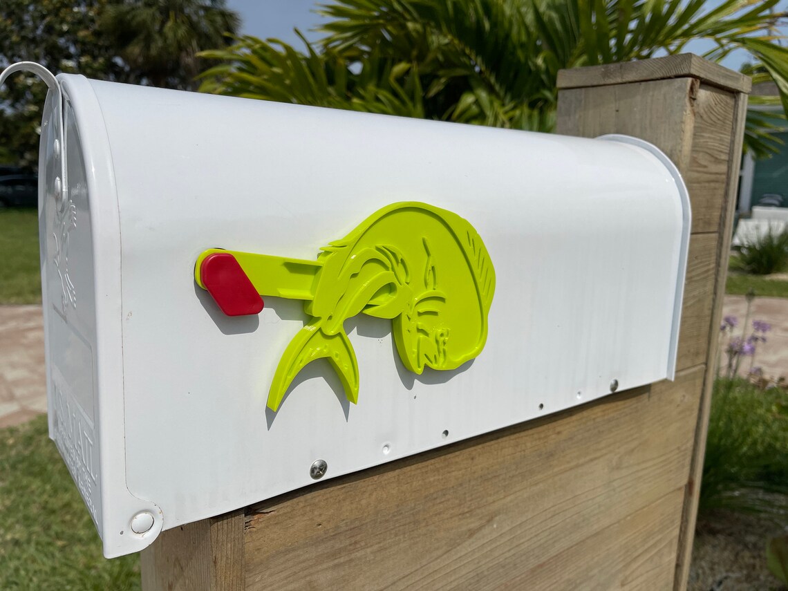 Mahi Mahi Dolphin Fish Mailbox Flag 3d Printed Mailbox Flag Etsy