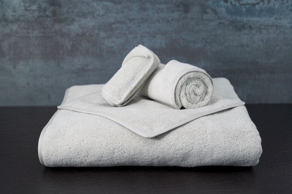 Thick Bathroom Towels. Bath Sheets, Luxury Egyptian Cotton Hand Towels.  Custom Bath Linen. 