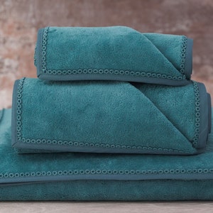 Cotton Spa Bath Towel - Emerald