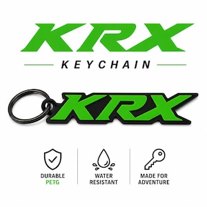 Kawasaki KRX Keychain – Custom Offroad Key Tag | Premium Accessory by Greanland Offroad