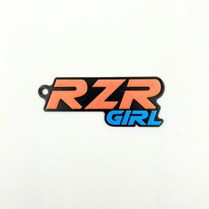 Rzr Letters RZR Girl Keychain – Premium Off-road Gift | Precision-made Key Tag ...