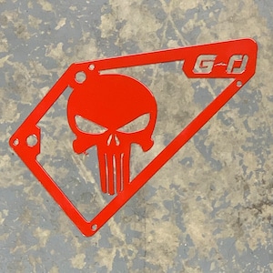 Polaris General Clutch Intake Grill, Punisher Intake Grille , Red Intake vent cover grill