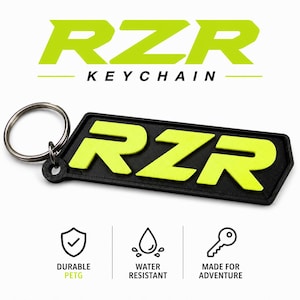 Polaris RZR Keychain – Premium Off-Road Gift | Precision-Made PETG Key Tag | Custom SxS Keychain for UTV Enthusiasts