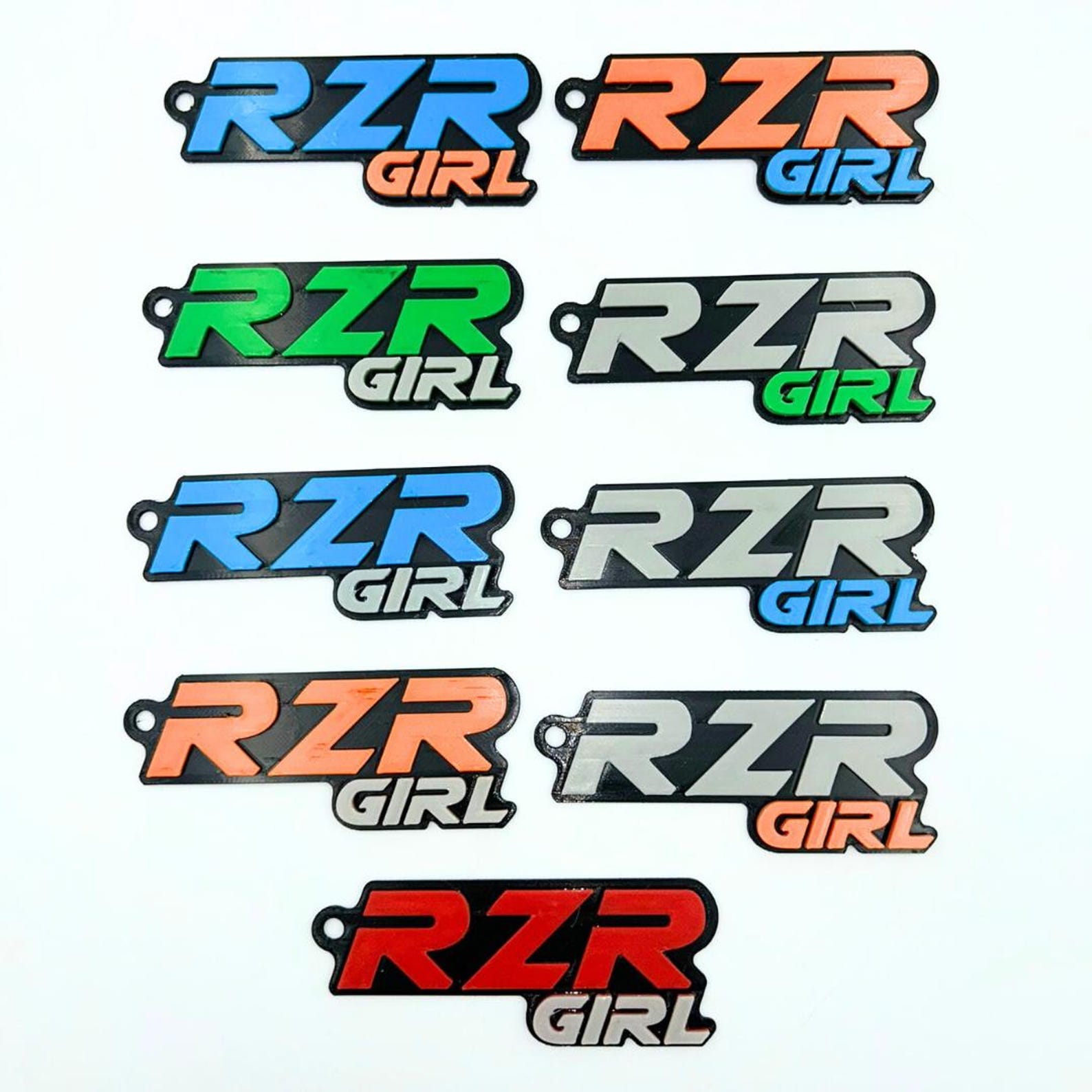 RZR Girl Keychain – Premium Off-road Gift | Precision-made Key Tag ...