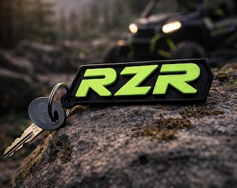 Polaris RZR Keychain – Premium Off-Road Gift | Precision-Made PETG Key Tag | Custom SxS Keychain for UTV Enthusiasts