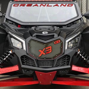 Can-Am Maverick X3 Front Grille 2017+ | Steel Grille Upgrade | Offroad UTV Accessories | High-Performance X3 Grille by Greanland Offroad image 3