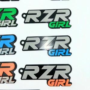 RZR Girl Keychain – Premium Off-road Gift | Precision-made Key Tag ...