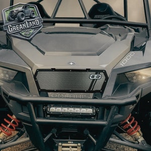 Polaris General Grille - Custom Heavy-Duty UTV Front Grille, Durable Offroad UTV Grill, Polaris Accessories & Upgrade Parts