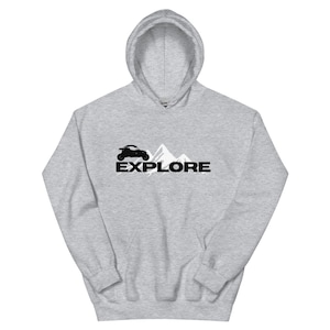 Can-Am UTV Hoodie - Explore Series Sweatshirt for Off-Road Enthusiasts, All-Terrain Vehicle Pullover, Outdoor Adventure Hooded Top, Unisex