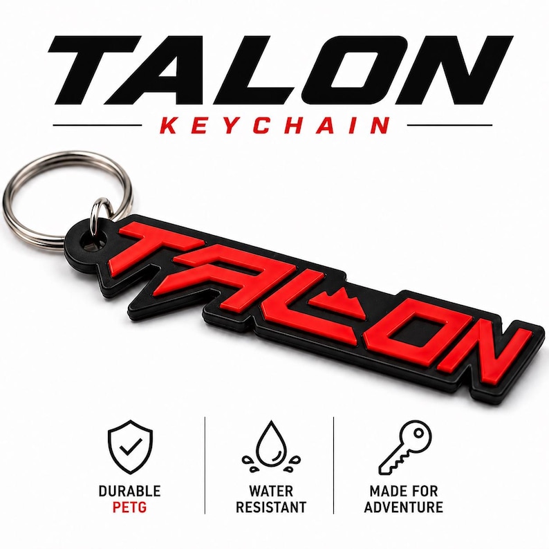 Honda Talon Keychain – Premium Off-Road Gift | SxS Key Tag | Custom Keychain for Honda Riders bild 1