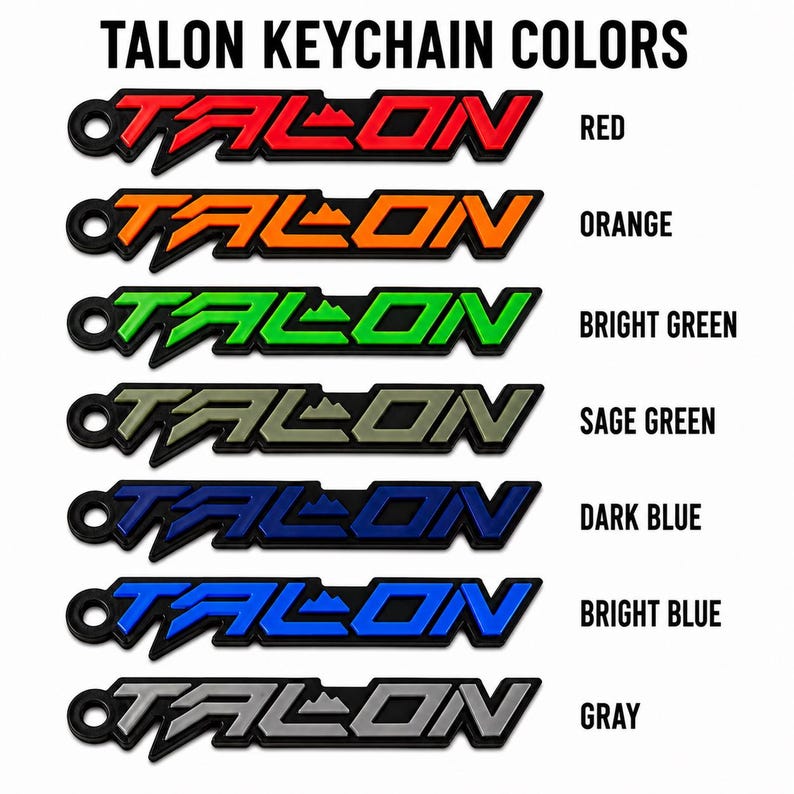 Honda Talon Keychain – Premium Off-Road Gift | SxS Key Tag | Custom Keychain for Honda Riders bild 2