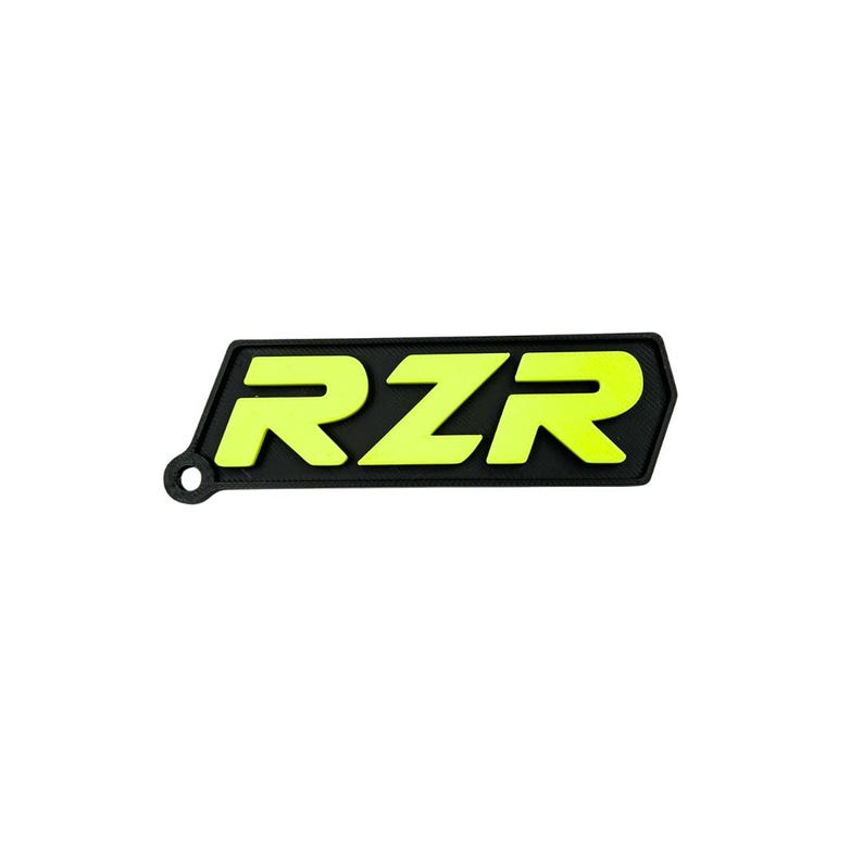 Rzr Letters Polaris RZR Keychain – Premium Off-road Gift | Precision-made PETG Key ...