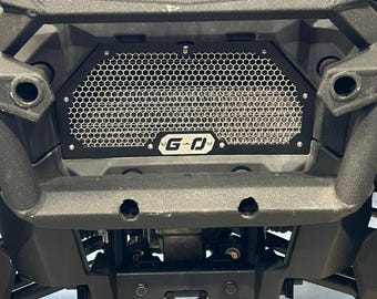 Custom Polaris Sportsman 850/1000 Grille - Fits Polaris Sportsman 2017-2021 850 XP & 1000 XP | ATV Grill Upgrade, silver