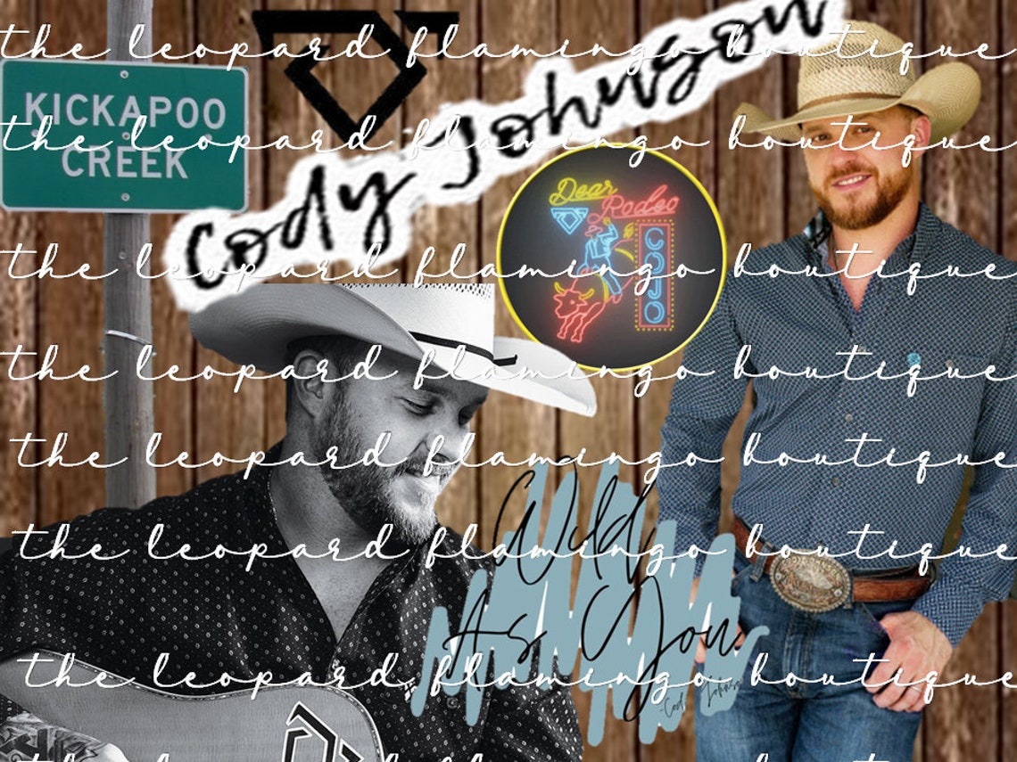 Cody Johnson Collage Etsy