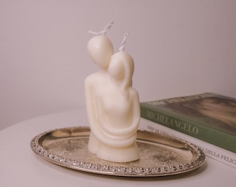 Couple candle Abstract love body candle Figure soy wax candle Gift for couple
